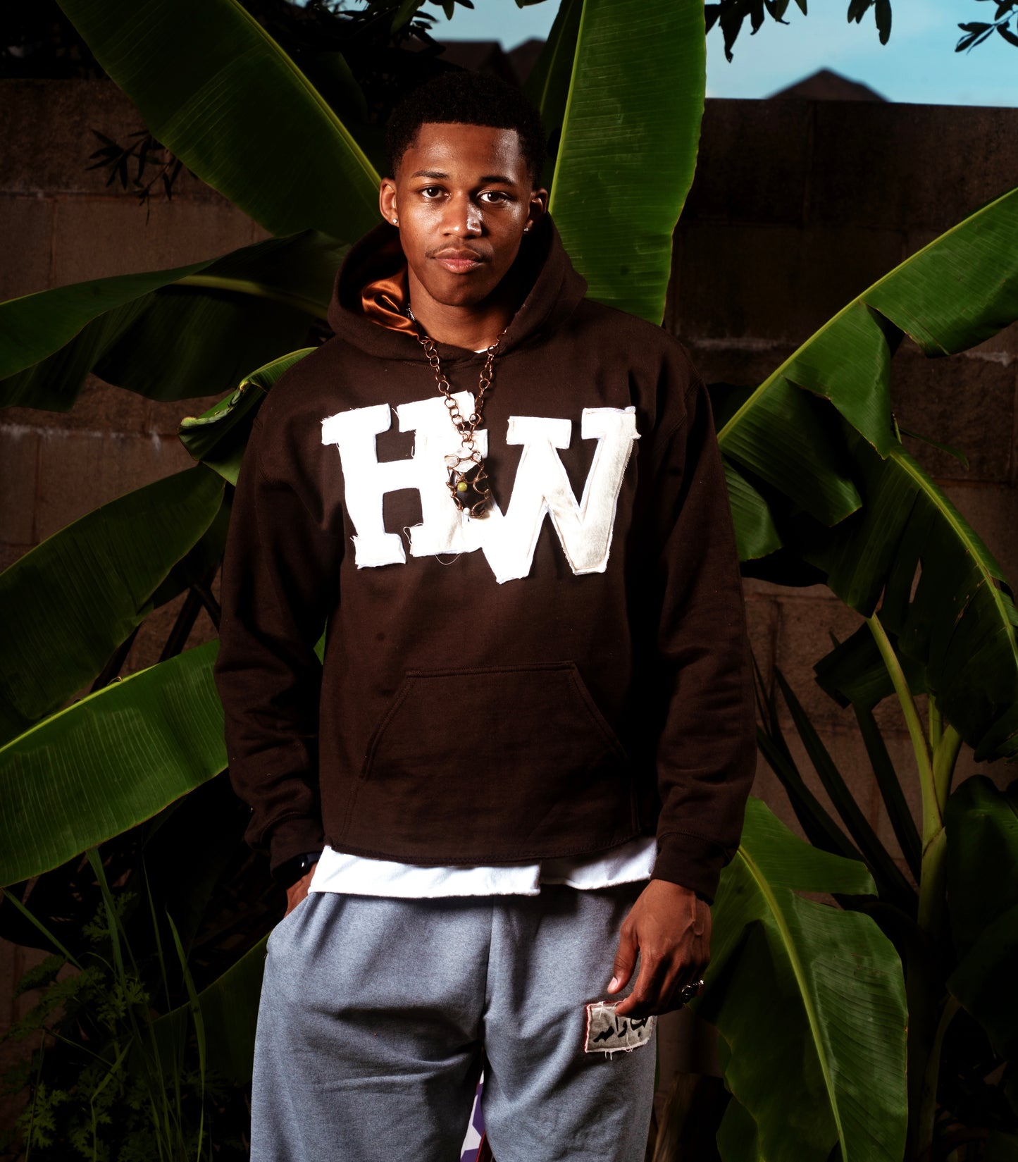 “HW” Varsity Patch Hoodie