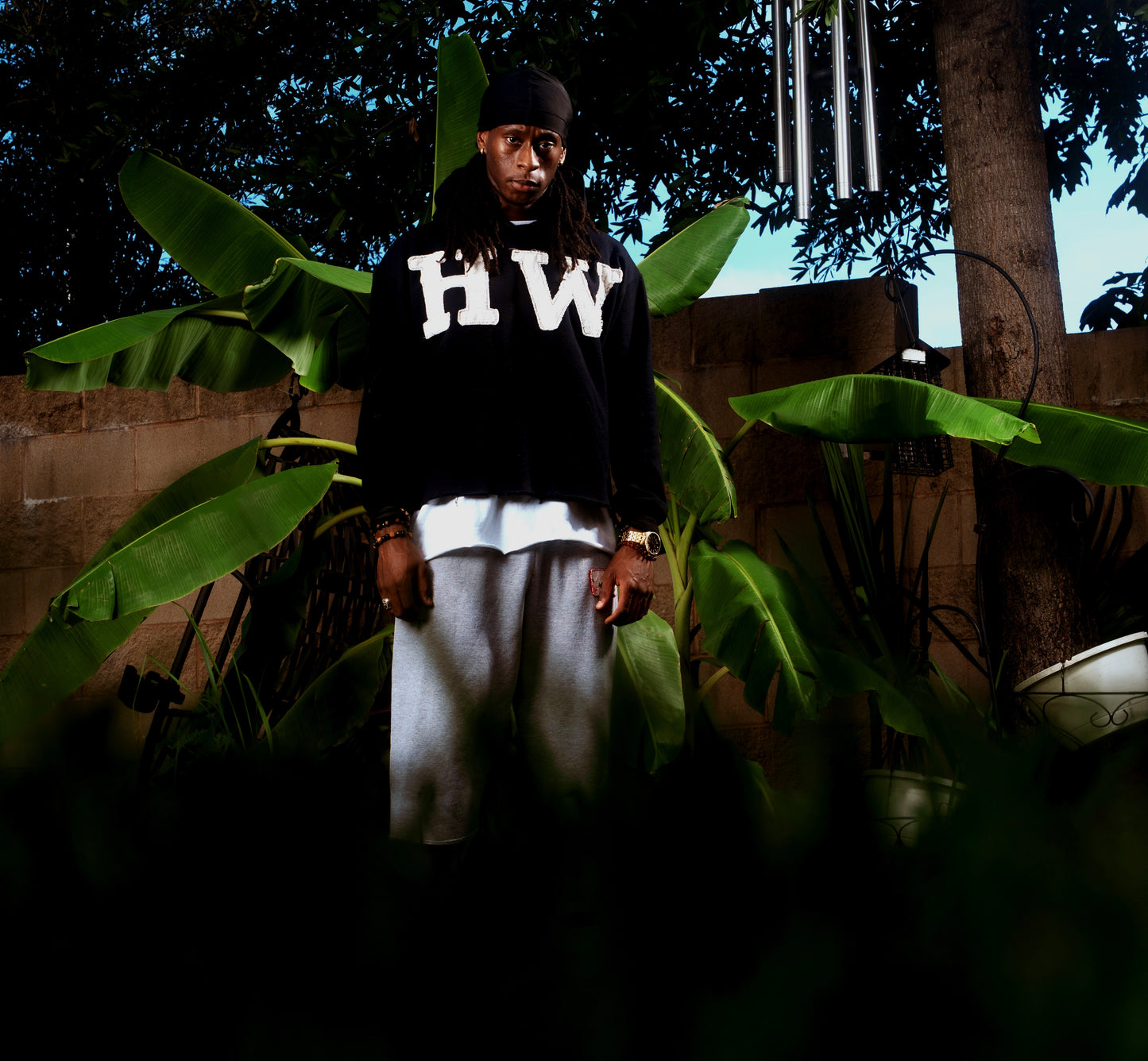 “HW” Varsity Patch Hoodie